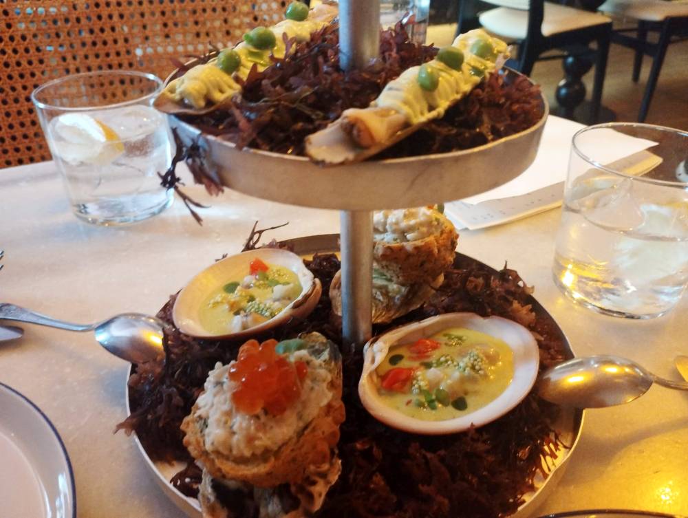 Mariscada freda de Batea.