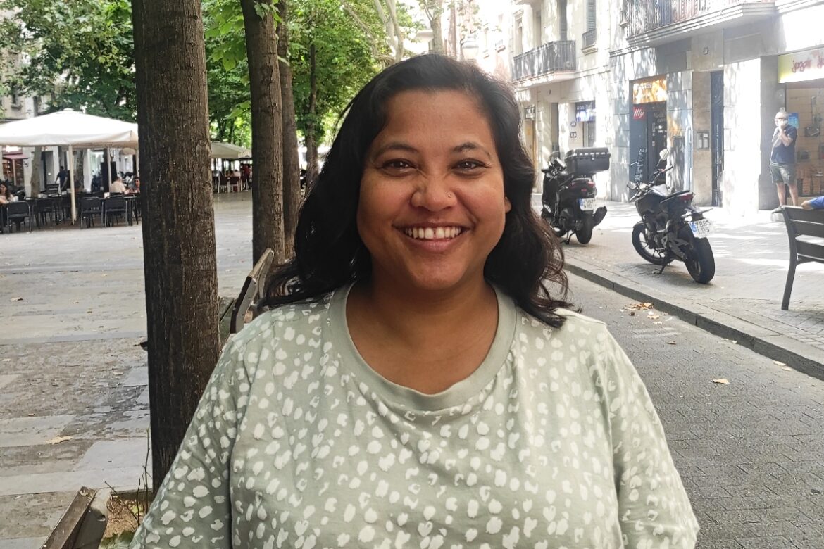 La impulsora de la Asociación de Personas Adoptadas de Catalunya, Chandra Kala.