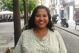 La impulsora de la Asociación de Personas Adoptadas de Catalunya, Chandra Kala.
