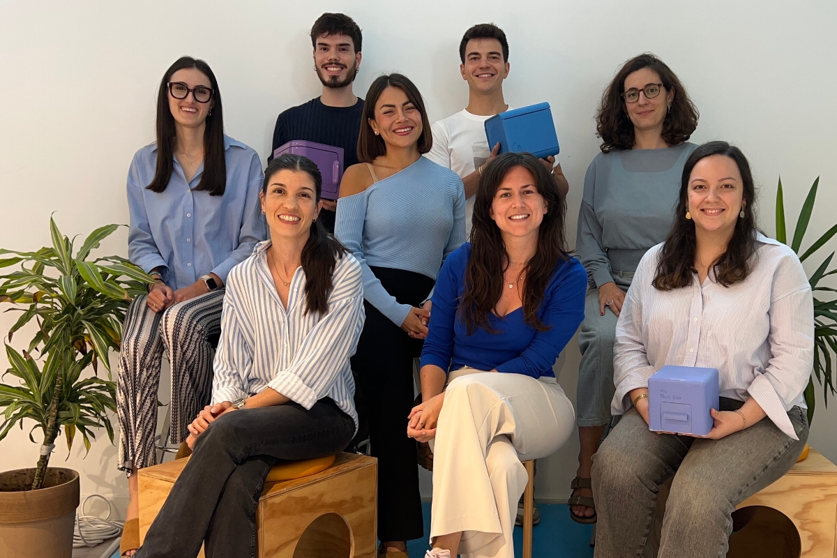 El equipo de The Blue Box.