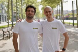 Los cofundadores de Llama Energy Marc Laporte y Alex Pavlov.