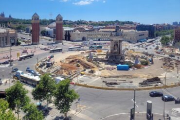 Plaza de Espanya de Barcelona.