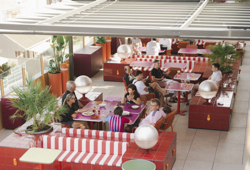 Terrassa del restaurant Bonavista.