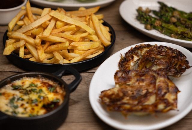 Algunos de los acompañamientos para las carnes.