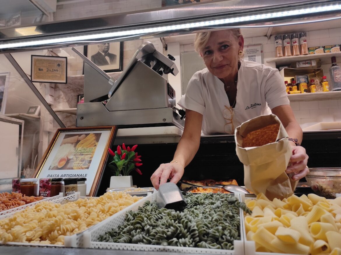Carla Rivali, en La Italiana.