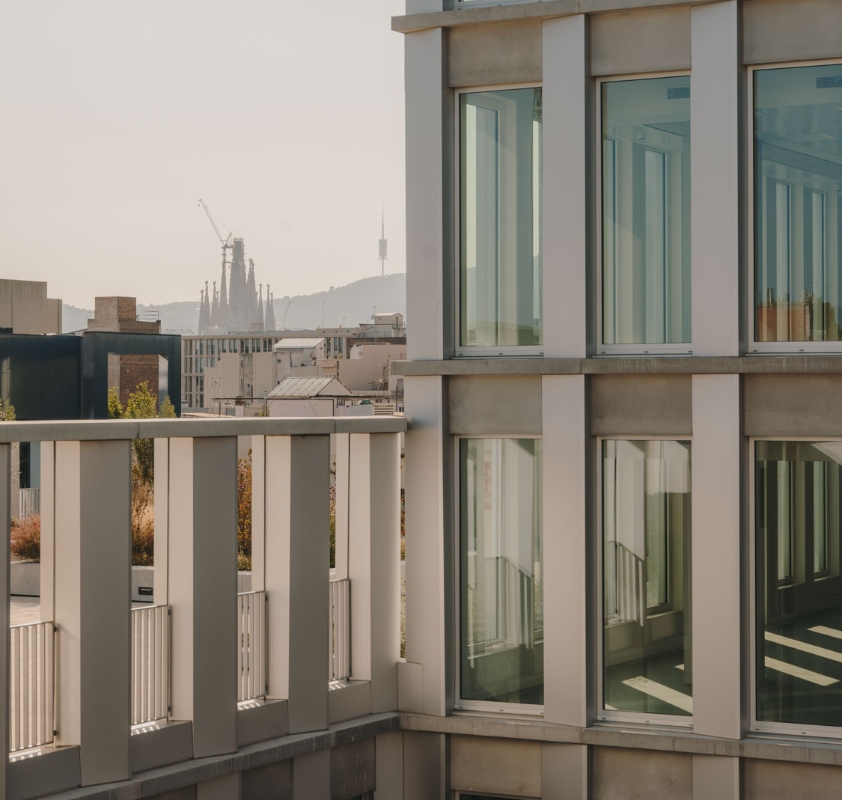 Edificio de la calle Llacuna 28 de Barcelona. 