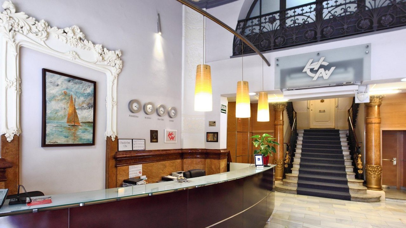 Hall del Hotel Cuatro Naciones