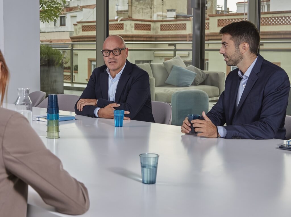 Guillem Laporta, soci, i Joël Jean-Mairet, soci i fundador d'Ysios