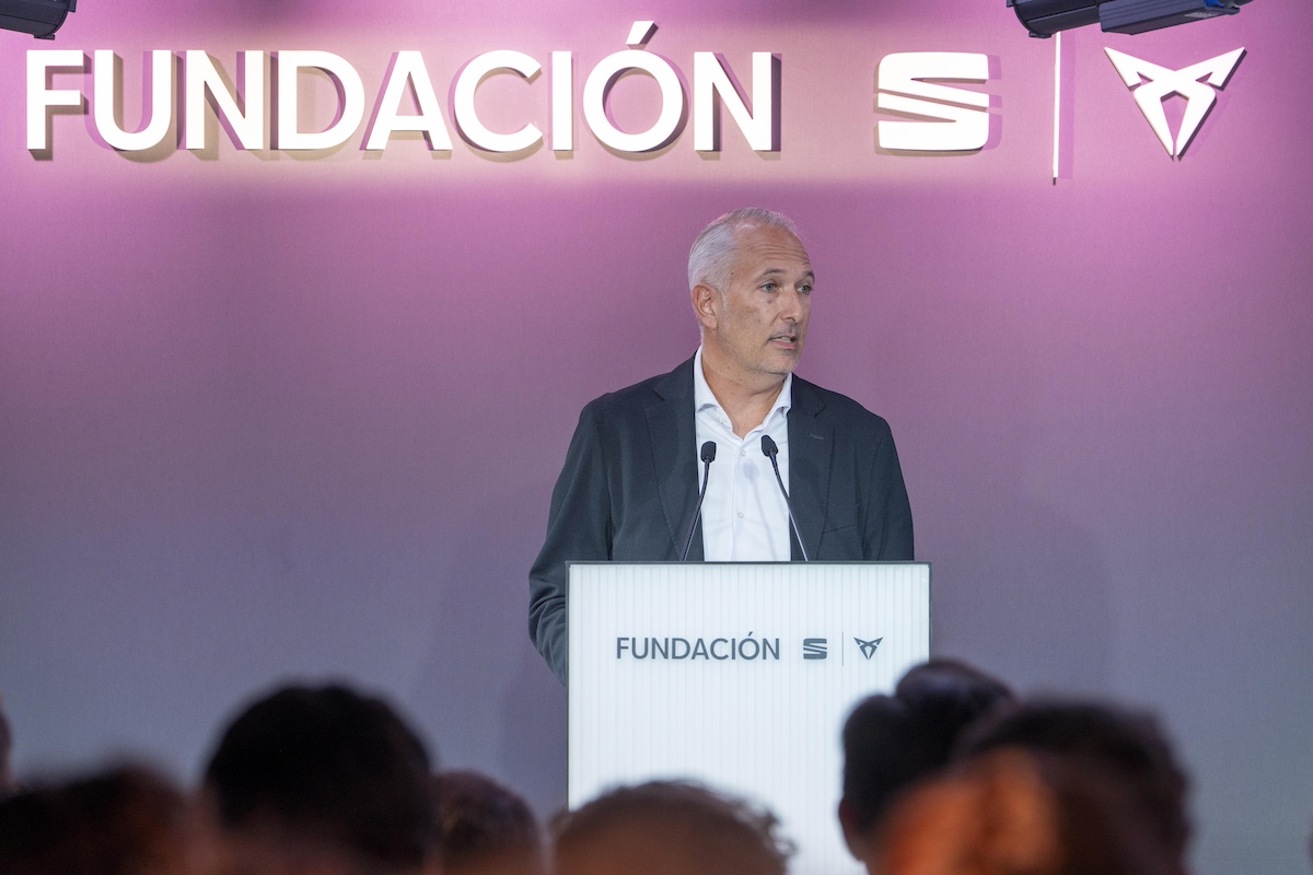 Markus Haupt en la presentación de la Fundación Seat Cupra