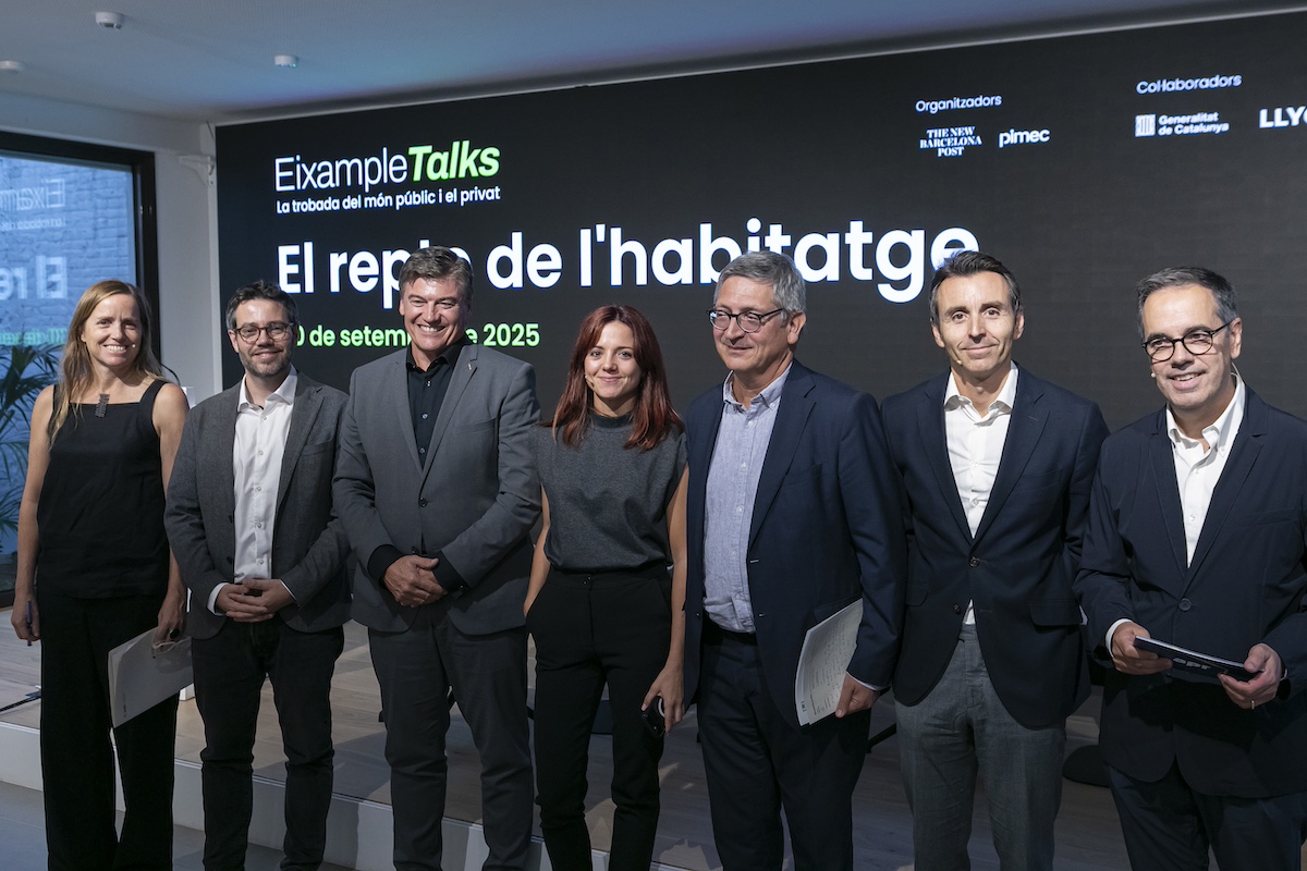 Blanca Noguera, Guillem Carol (TheNBP), Antoni Cañete (Pimec), Elena Busquets (TheNBP), Jaume Fornt, Xavier Güell y Carles Sala. 