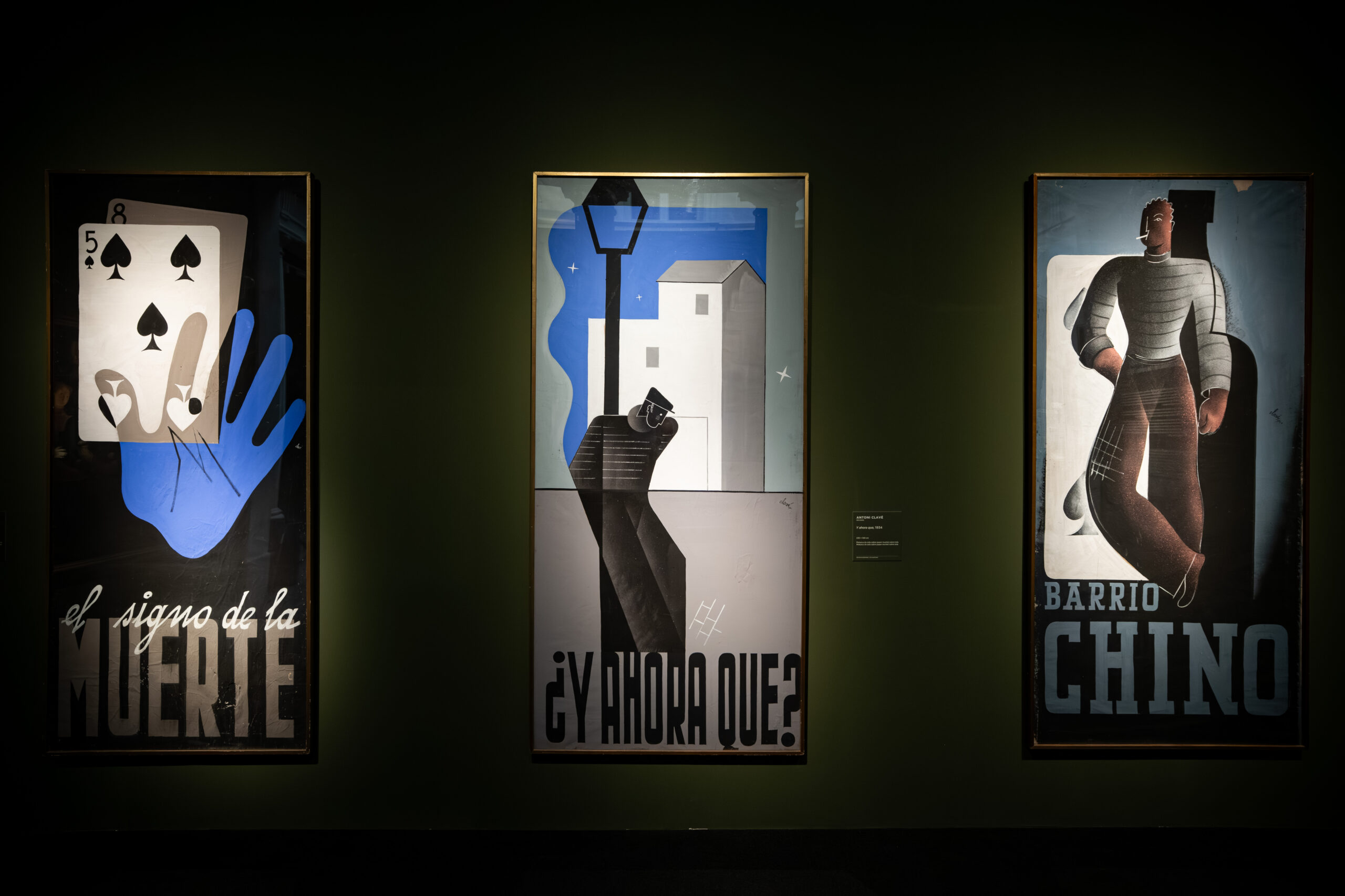 Cartells de cinema d'Antoni Clavé en el Palau Martorell