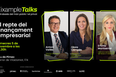 La sessió d'Eixample Talks 'El repte del finançament empresarial'