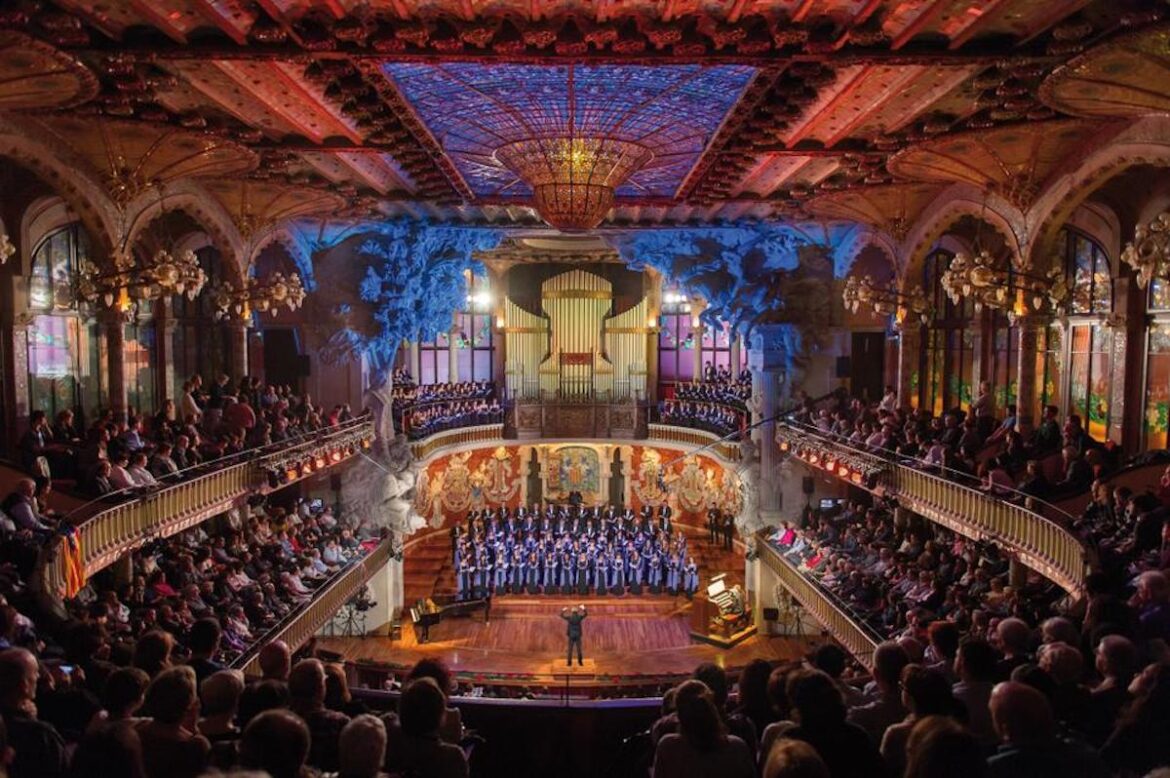 El Palau de la Música Catalana.