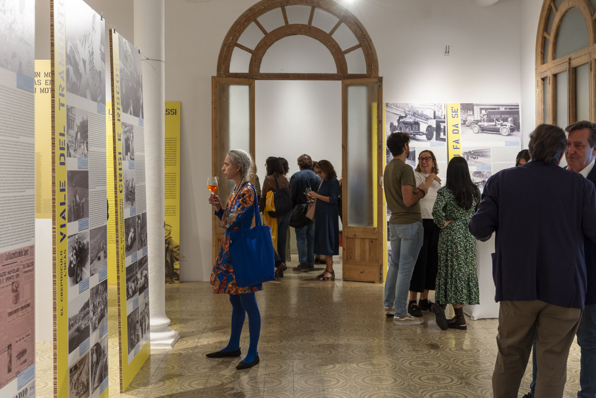 Exposición sobre Nuvolini. 