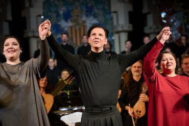 El director d'orquestra Teodor Currentzis al Palau de la Música Catalana.