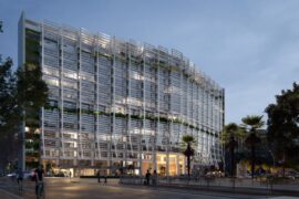 El nou hub d'Astrazeneca està ubicat a l'edifici Estel, antiga seu de Telefónica