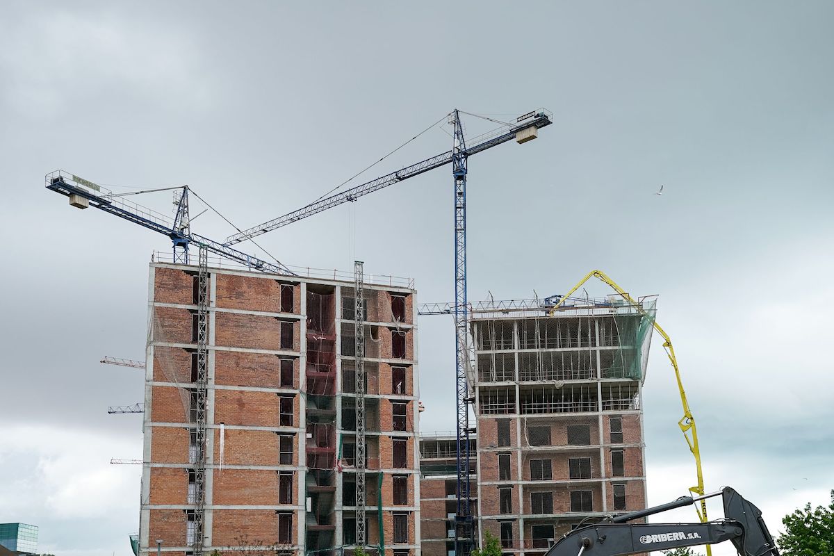 Edificis en construcció.