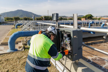 Estació depuradora d'Aigües de Barcelona a Sant Feliu de Llobregat. © Aigües de Barcelona