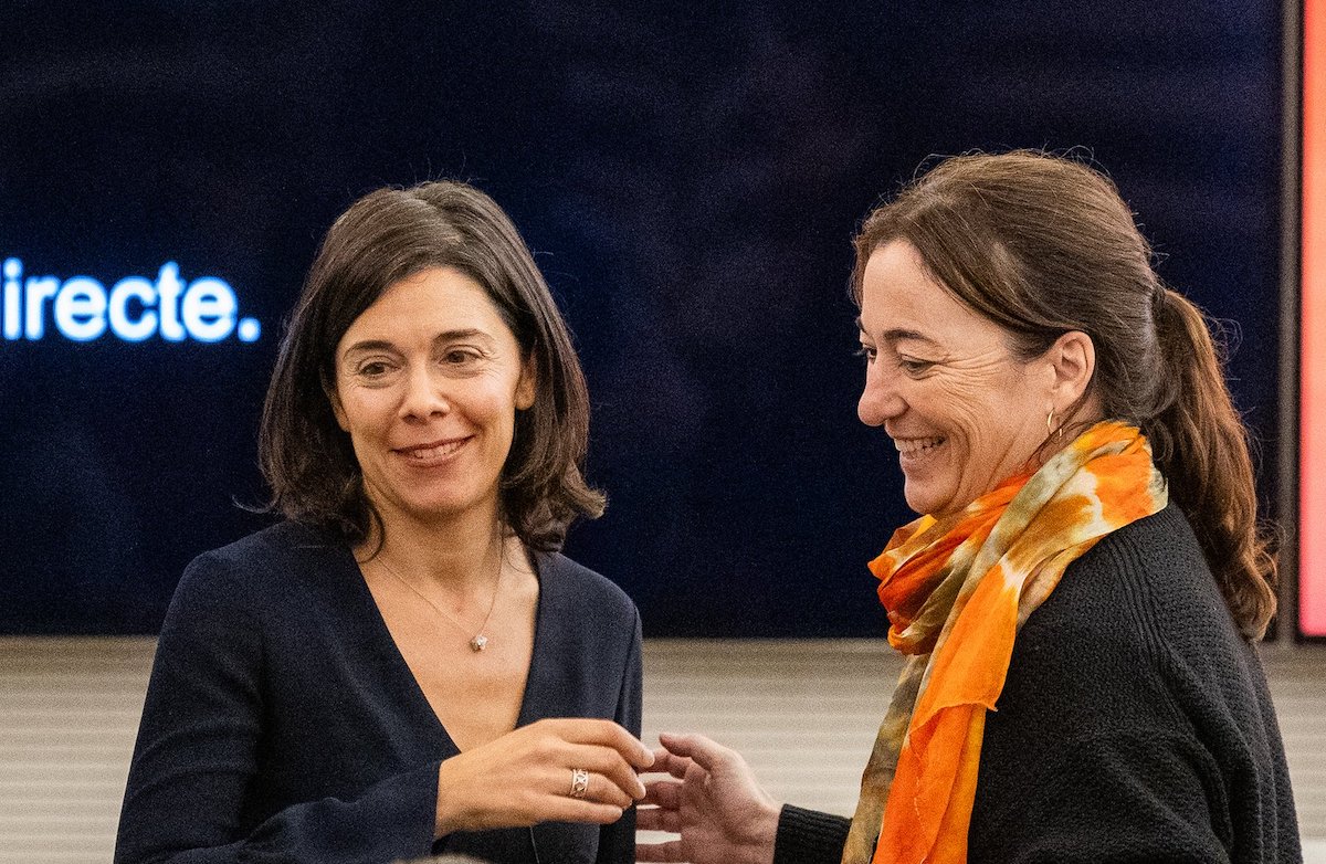 Elena Damiá, Elena Damiá, directora de Barcelona +B a BLab Spain, y Federica Massa-Saluzzo, directora de sostenibilidad de EADA Business School.