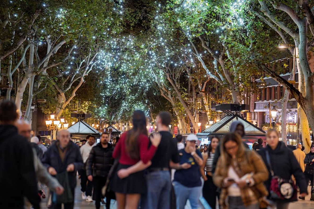 Luces de Navidad de la Rambla