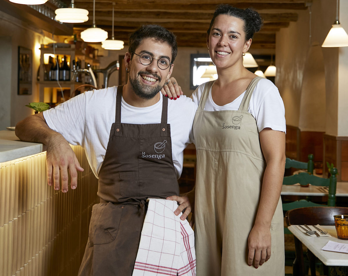 Marc Pérez i Tania Doblas, al capdavant del restaurant La Sosenga, a El Gòtic.
