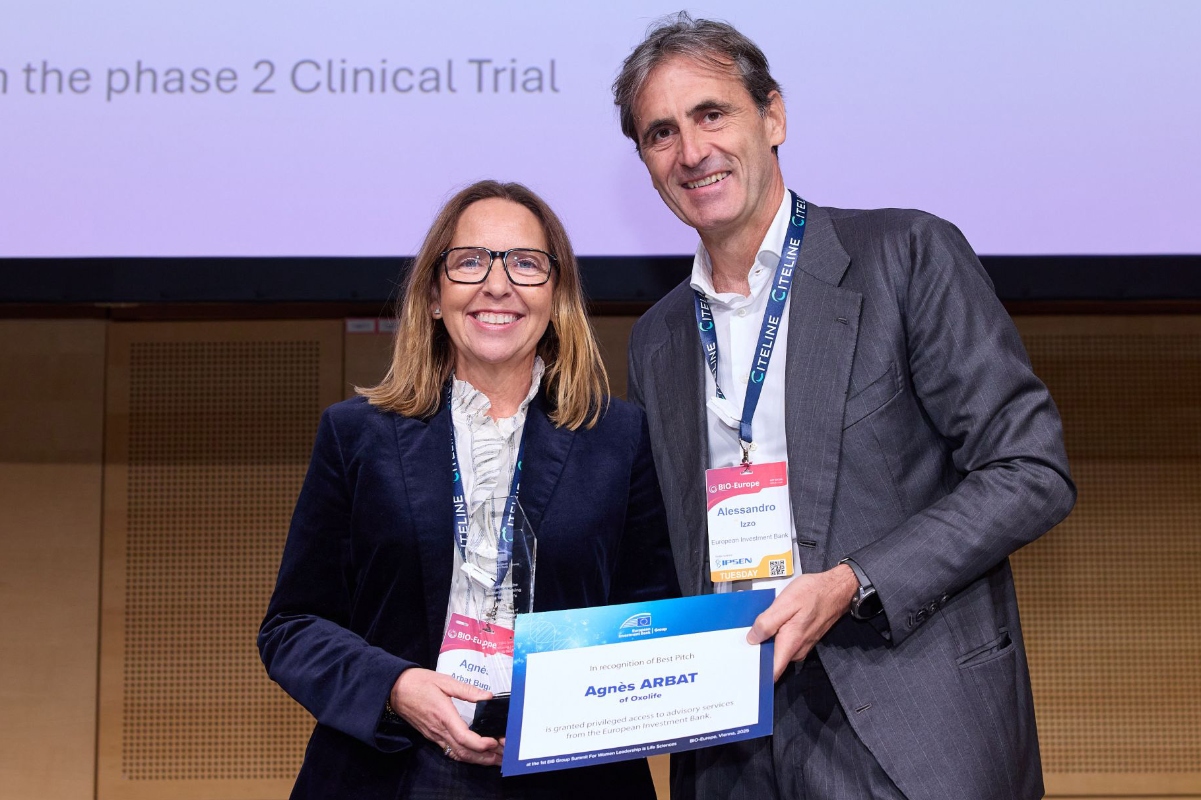 Reconocimiento de Agnès Arbat por parte del BEI