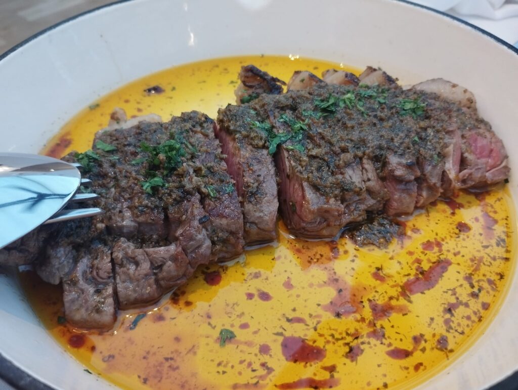 Entrecot al Café de París.