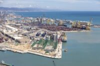 Vista aèria del Moll Álvarez de la Campa.