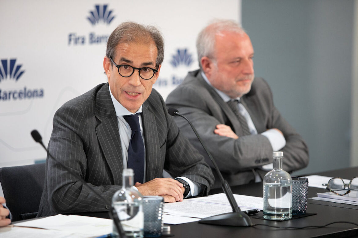 Pau Relat, president del Consell d'Administració de Fira, i Constantí Serrallonga, el seu director general. © Fira de Barcelona