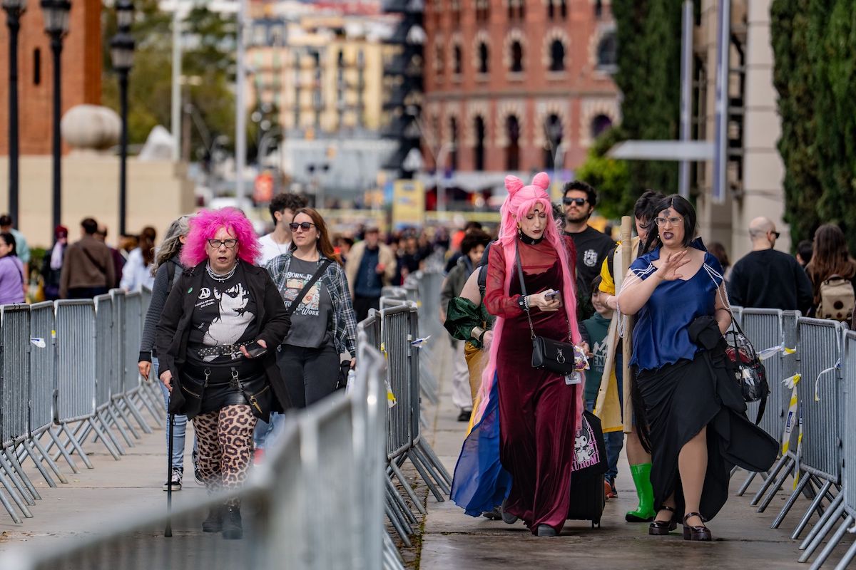 Assistents al Còmic Barcelona. 
