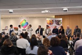 Roda de premsa a Mercabarna