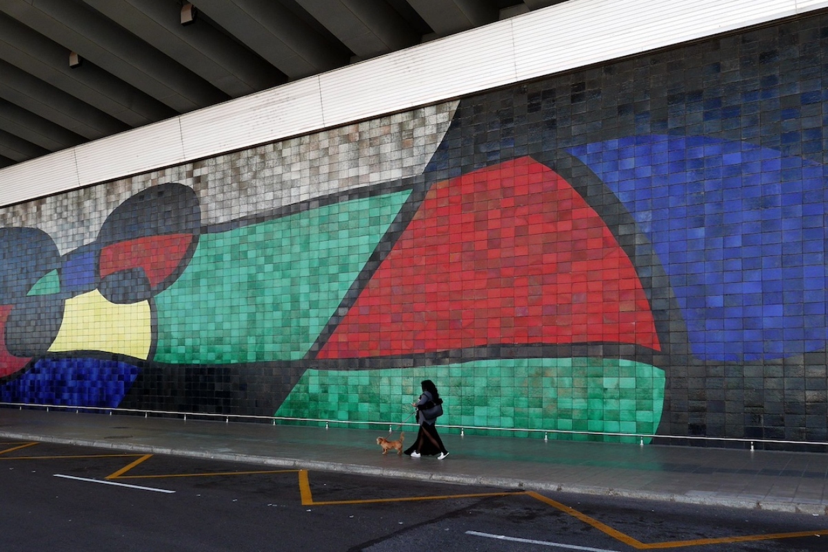 Mural de Miró a l'Aeroport