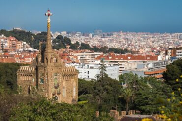 Vistes de Barcelona des de la Torre Bellesguard.