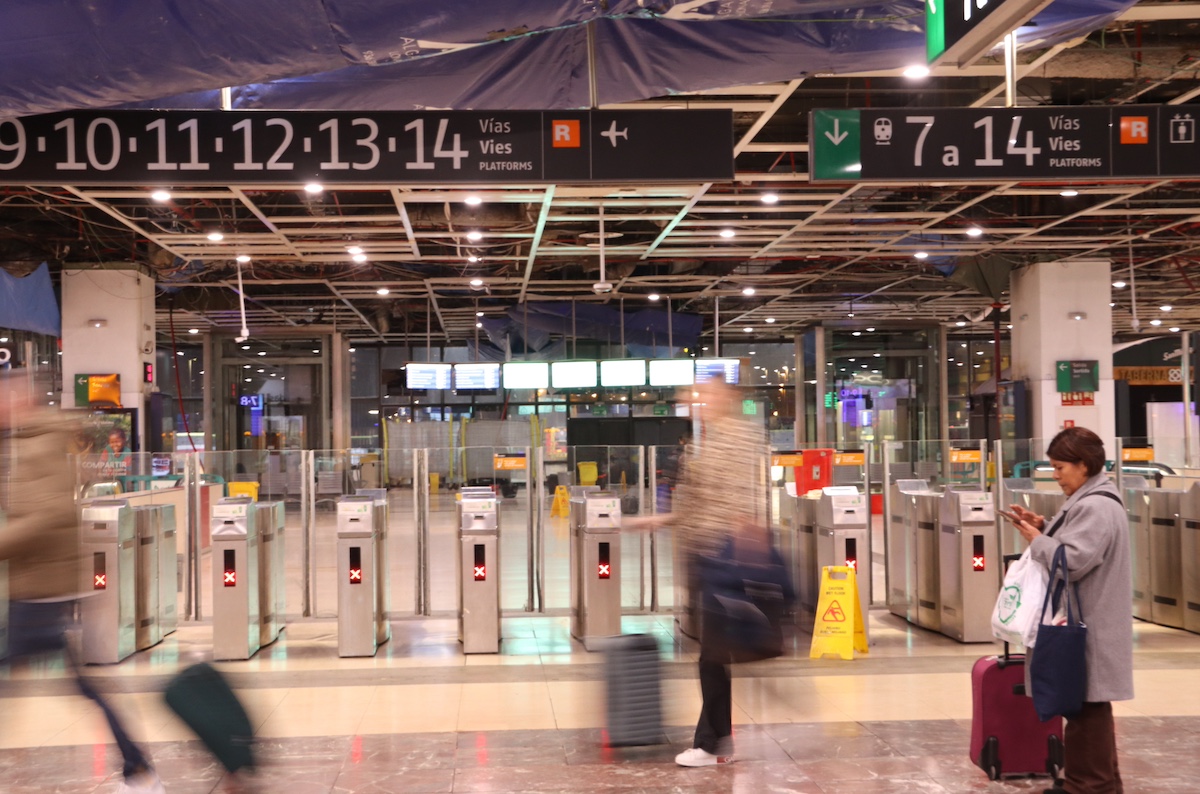 L'estació de Sants durant l'aturada de Rodalies per Laura Fíguls : ACN