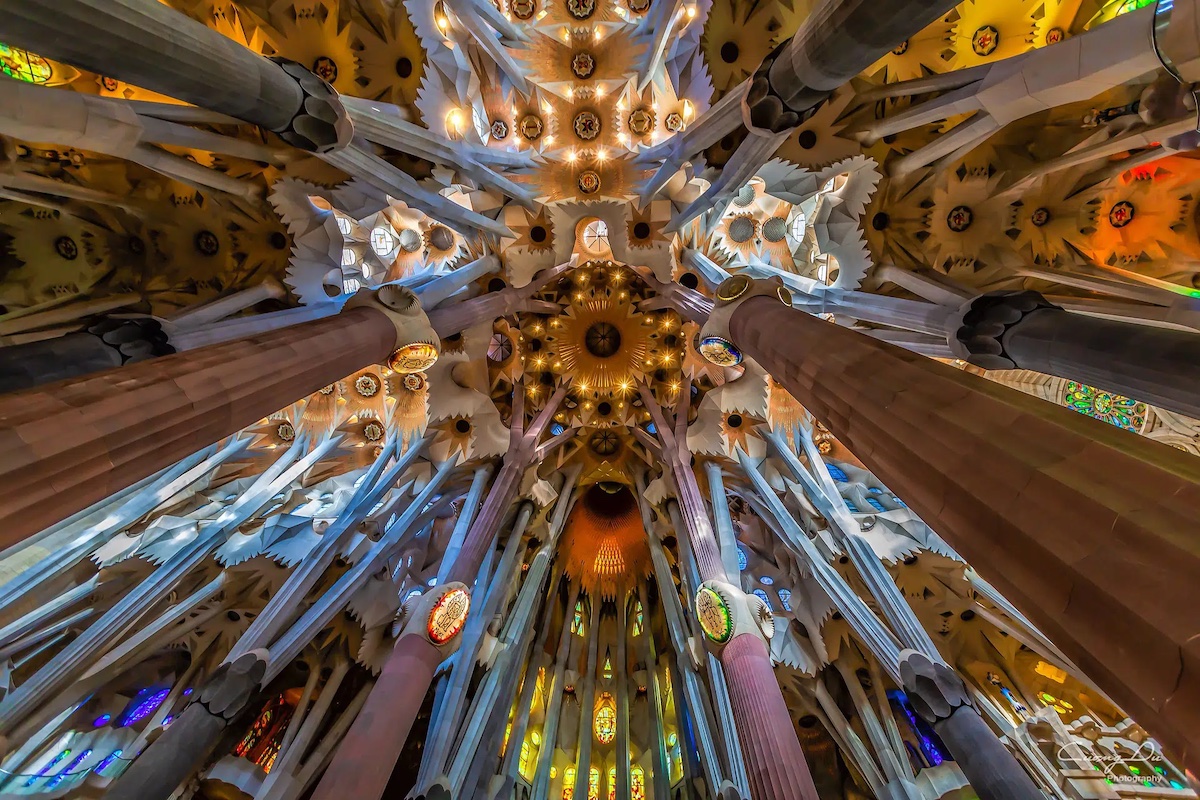 L'interior de la Sagrada Família
