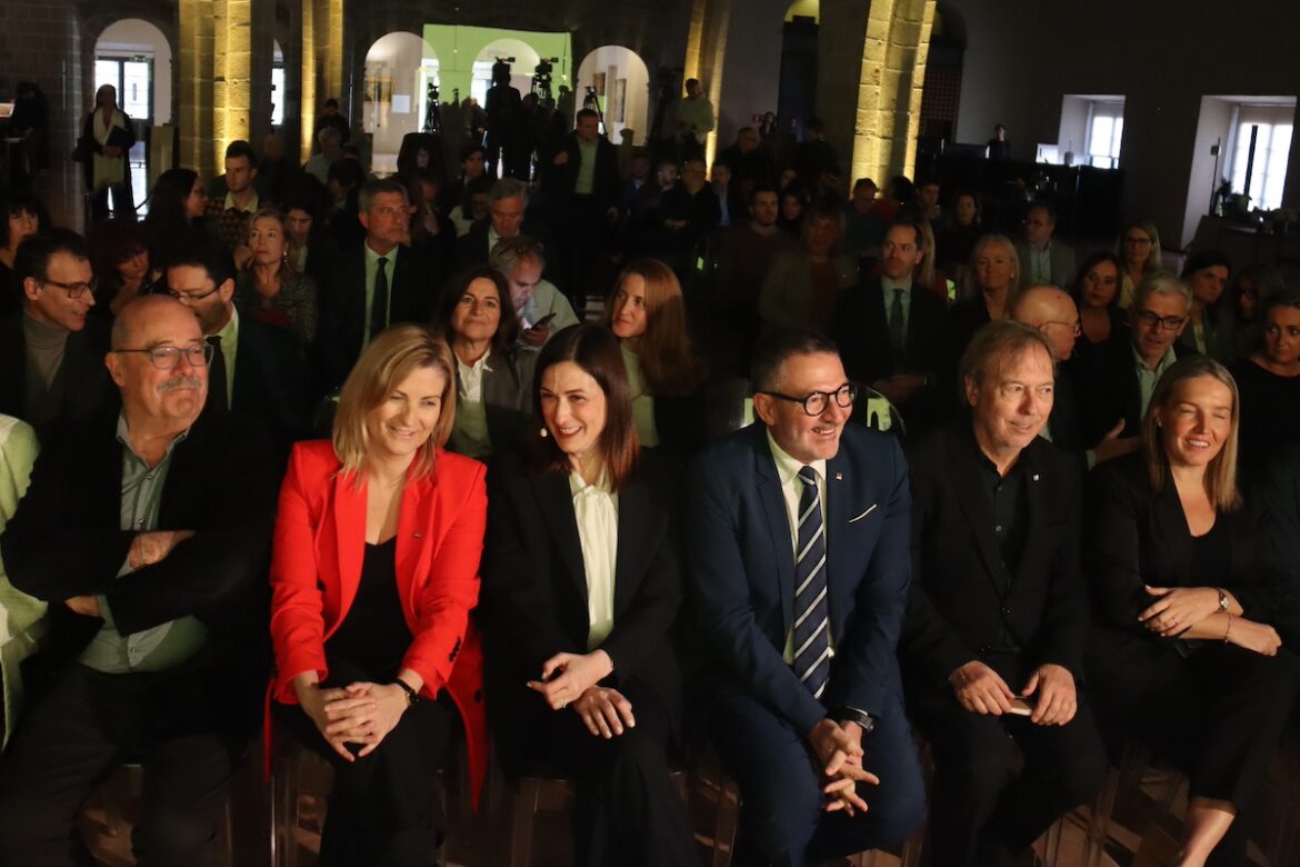 Presentación de la hoja de ruta de Vueling. © Aina Martí / ACN