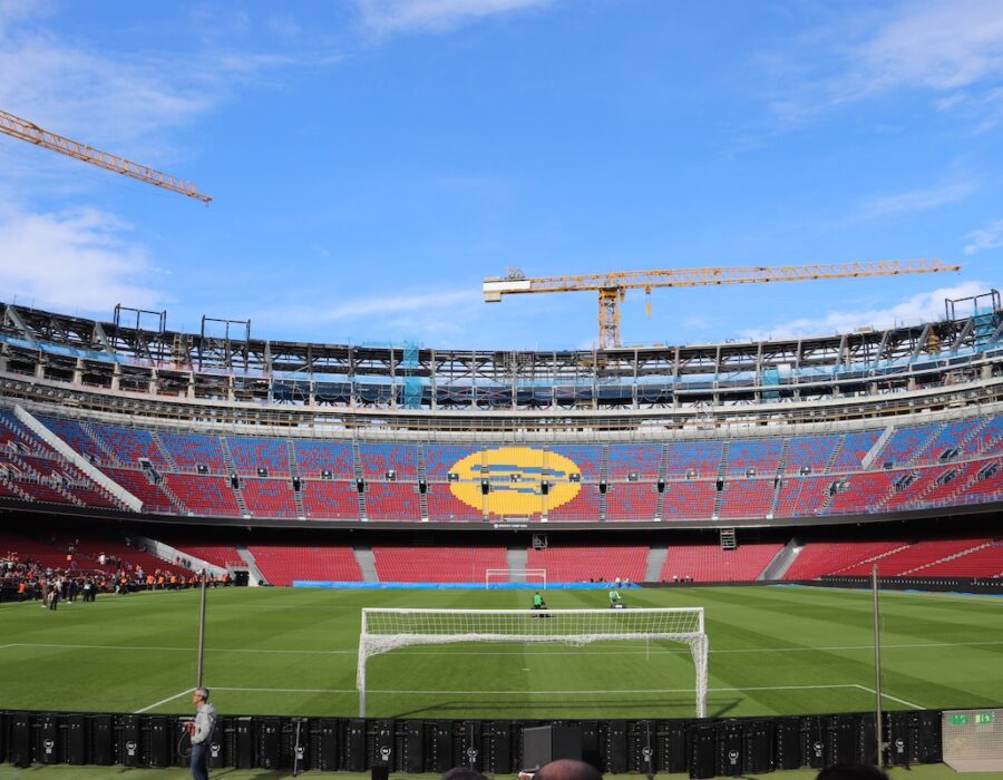 El Camp Nou en obras. © Gerard Escaich / ACN