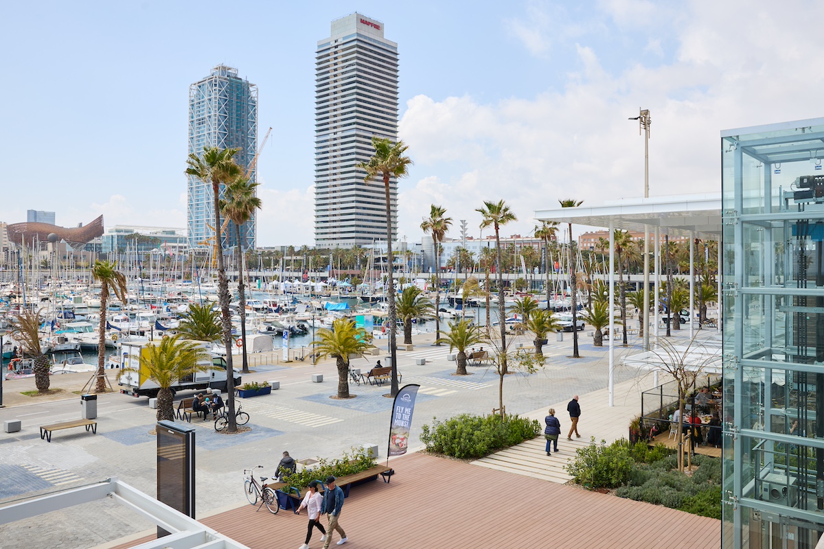 El Port Olímpic tras la reforma. © BSM