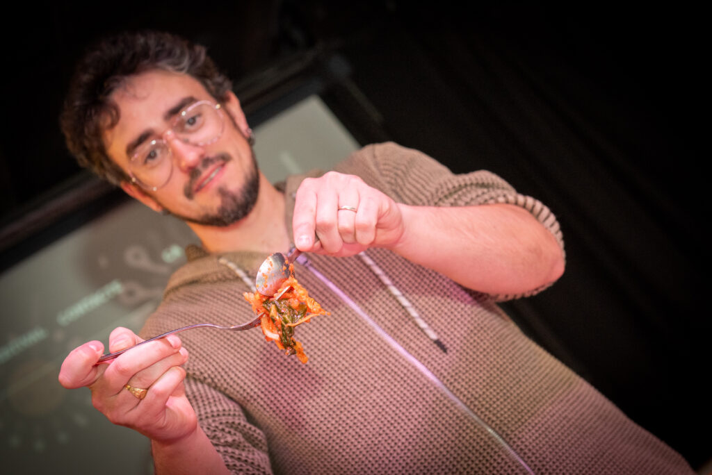 Xavier Ramon durante un taller del FRMNT 2025.