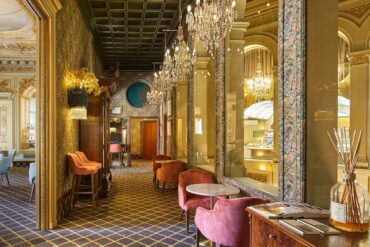 Interior del Continental Palacete de Barcelona.