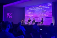 La mesa redonda '“Scaling the Energy Transition: Investment and Technological Innovation' en el Banco Sabadell Stage. 