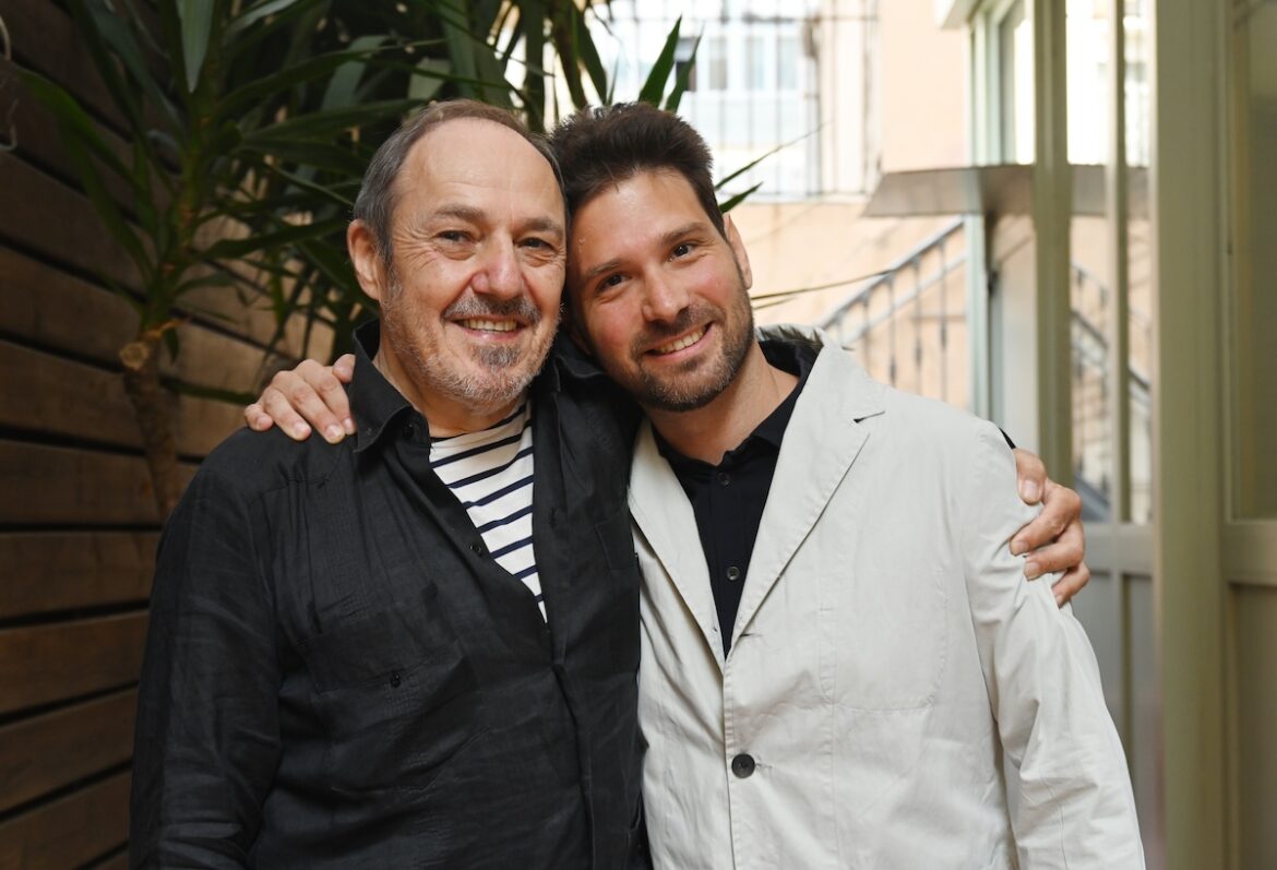 Pere Camps, fundador de BarnaSants, i Marçal Girbau, actual director. © Juan Miguel Morales.