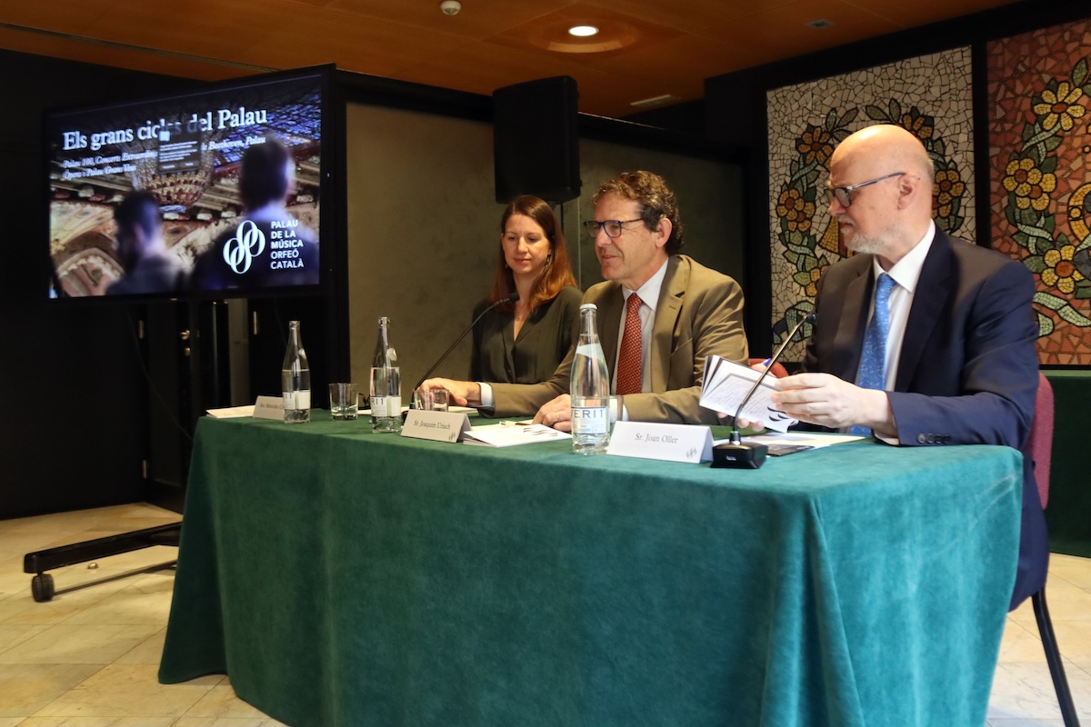 Presentació al Palau de la Música Catalana. © ACN