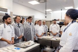 Visita al Barcelona Culinary Hub tras la alianza con Martín Berasategui.