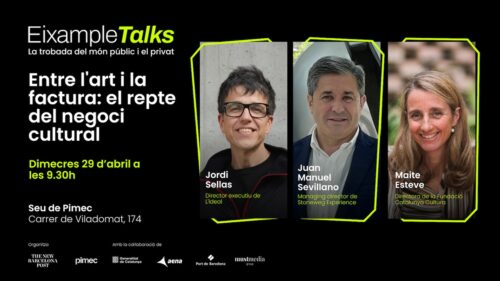 La próxima sesión abordará el reto del modelo de negocio cultural.