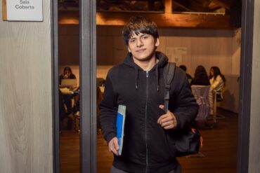 Facundo Alexander Garcia, usuario de la Fundación de la Esperanza. © Fundación La Caixa