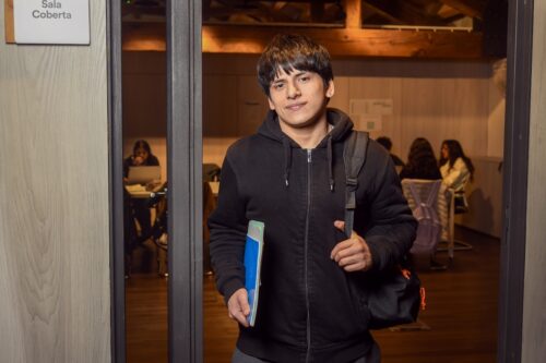 Facundo Alexander Garcia, usuario de la Fundación de la Esperanza. © Fundación La Caixa