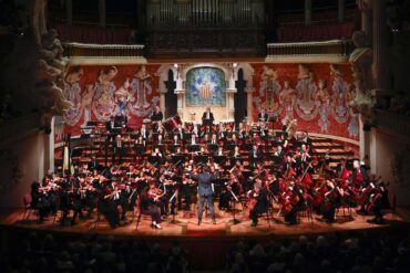 Concert de la Franz Schubert Filharmonia al Palau de la Música Catalana.