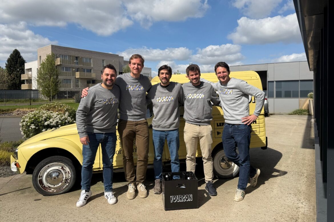 Los cofundadores de Re-pot y Le Fourgon tras el acuerdo.