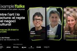 La pròxima sessió d'Eixample Talks abordarà el repte del model del negoci cultural.